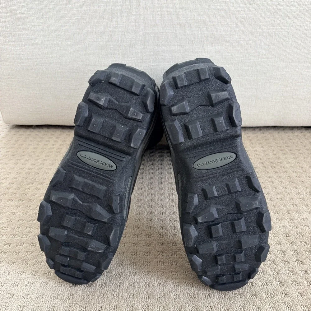 Muck Boot Arctic Sport Pull on Boots M11 W12 Black Tall Waterproof  Soft Toe